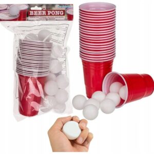 Zestaw do Beer Ponga - Kubki + Piłki